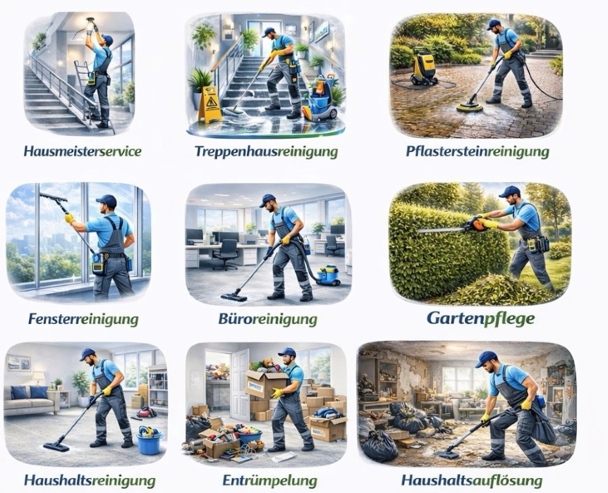 Dienstleistungen Übersicht